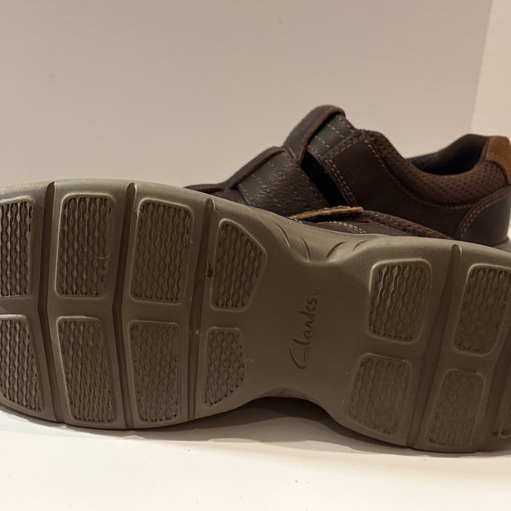 Clarks Men's Dark Brown Leather‎ Loafers 11 Bradley Cove - Picture 10 of 11